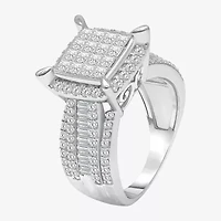 Womens 2 CT. T.W. Natural White Diamond 10K Gold Engagement Ring