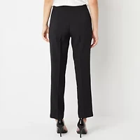 Black Label by Evan-Picone Crepe Womens Straight Fit Suit Pant