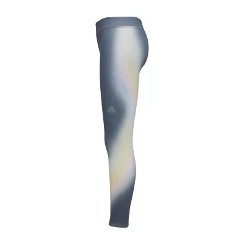 adidas Big Girls Mid Rise Full Length Leggings