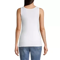 St. John's Bay Womens Scoop Neck Sleeveless Tank Top