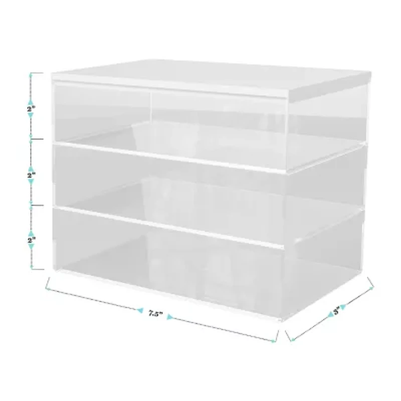 Martha Stewart 3 Pack Bins With MDF Lid