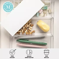 Martha Stewart 3 Pack Bins With MDF Lid