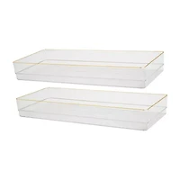 Martha Stewart 2 Pack 15X6 Organizers