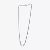8 CT.T.W. (H-I / I1) Womens Lab Grown White Diamond 10K or 14K Yellow Gold Tennis Necklace
