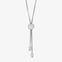 Made in Italy Womens Sterling Silver Round Bolo Bracelet