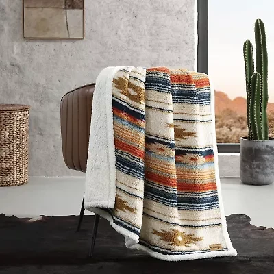 Wrangler Coyote Sands Reversible Lightweight Throw