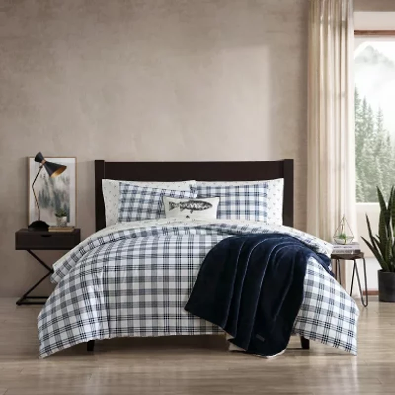 Eddie Bauer Basic Plaid Duvet Cover Set