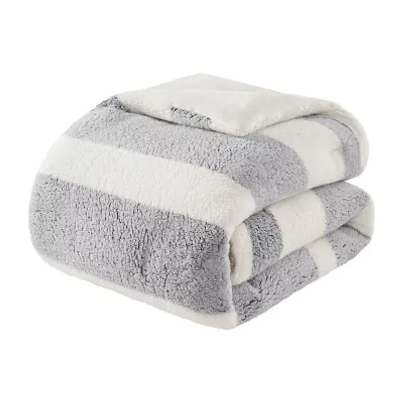 Madison Park Hollis Sherpa Midweight Comforter Set