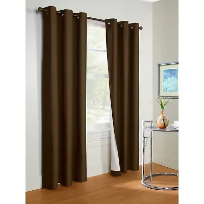 Prelude Grommet Top Energy Saving Light-Filtering Single Curtain Panel