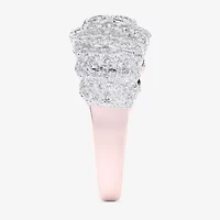 G-H / Si1-Si2) Womens 3/4 CT. T.W. Lab Grown White Diamond 10K Rose Gold Band