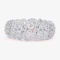 G-H / Si1-Si2) Womens 3/4 CT. T.W. Lab Grown White Diamond 10K Rose Gold Band