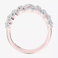 G-H / Si1-Si2) Womens 3/4 CT. T.W. Lab Grown White Diamond 10K Rose Gold Band