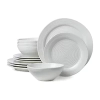 Oneida Ridge 12-pc. Stoneware Dinnerware Set