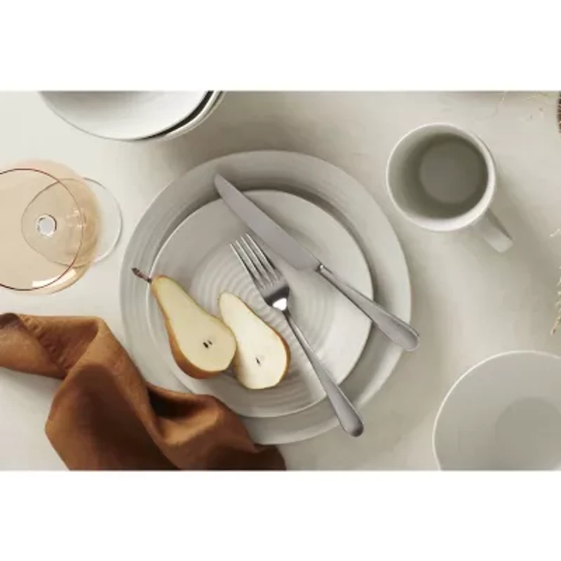 Oneida Ridge White 4-pc. Stoneware Mug Set