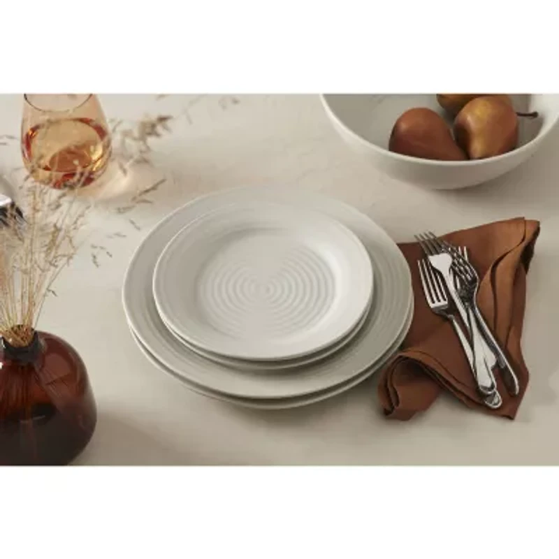 Oneida Ridge White 4-pc. Stoneware Mug Set