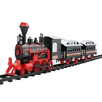 Northlight 13-Piece Red And Black B/O Lighted And Animated With Sound Christmas Tabletop Decor