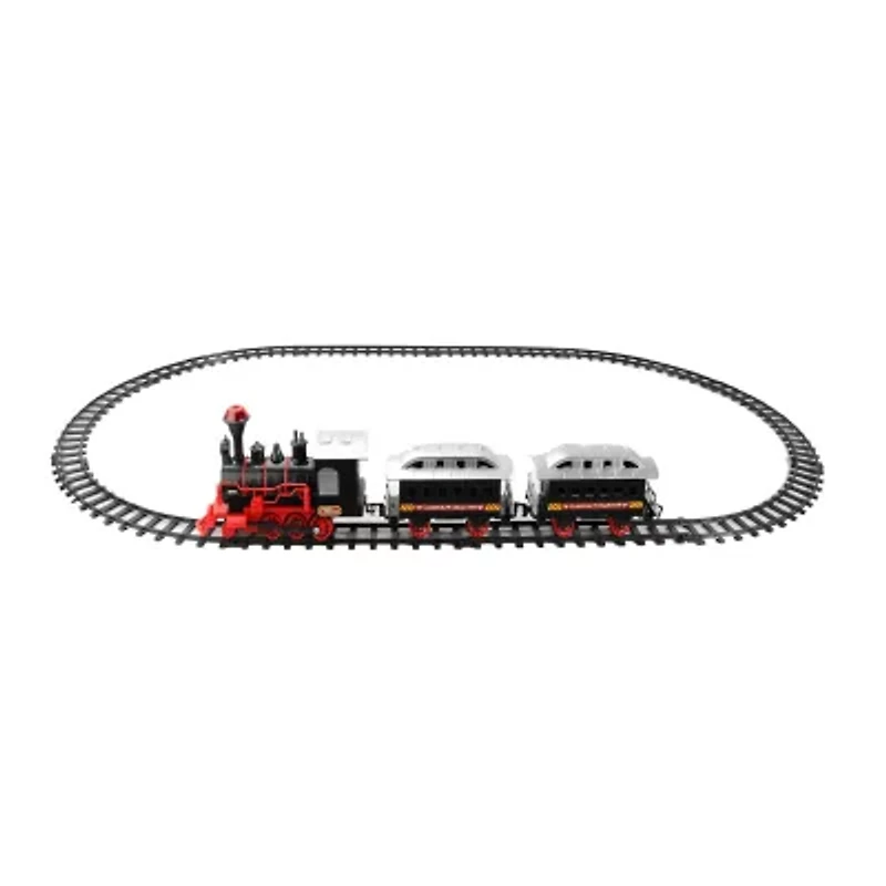Northlight 13-Piece Red And Black B/O Lighted And Animated With Sound Christmas Tabletop Decor
