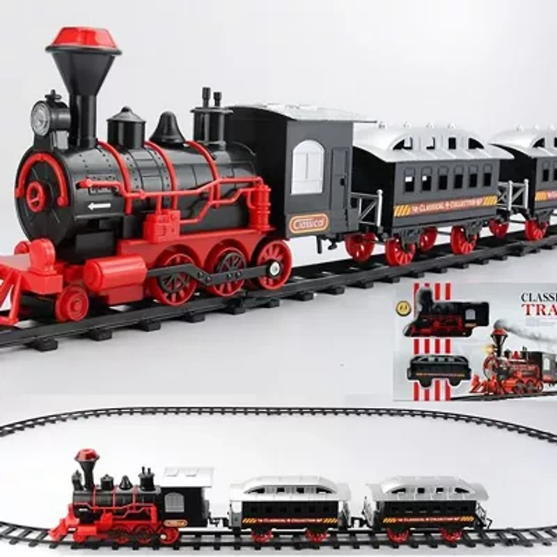 Northlight Battery Operated And Animated Train Set With Sound Christmas Tabletop Decor