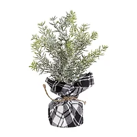 Northlight Mini Frosted Pine - 10in - Set Of 3 1 Foot Pine Christmas Tree