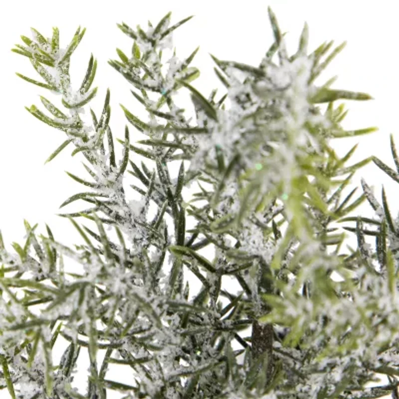 Northlight Mini Frosted Pine - 10in - Set Of 3 1 Foot Pine Christmas Tree
