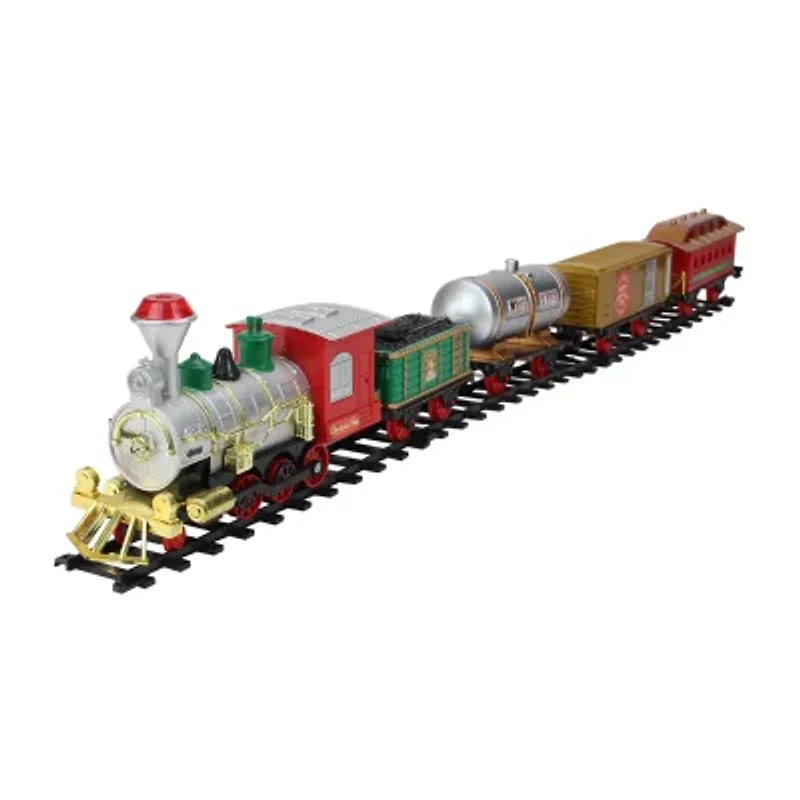 Northlight 17-Piece B/O Lighted And Animated Express With Sound Christmas Tabletop Decor