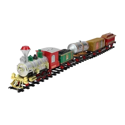 Northlight 17-Piece B/O Lighted And Animated Express With Sound Christmas Tabletop Decor
