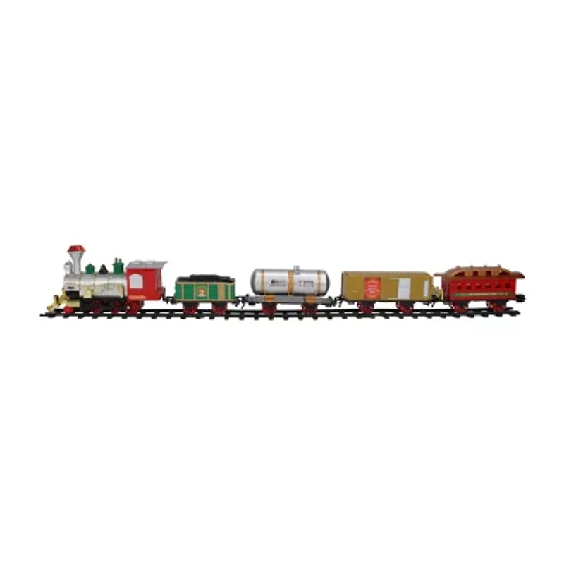 Northlight 17-Piece B/O Lighted And Animated Express With Sound Christmas Tabletop Decor
