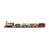 Northlight 17-Piece B/O Lighted And Animated Express With Sound Christmas Tabletop Decor