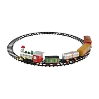 Northlight 17-Piece B/O Lighted And Animated Express With Sound Christmas Tabletop Decor