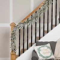 Northlight Frosted Pine - 6ft X 7in - Unlit Christmas Indoor Garland