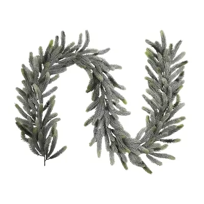 Northlight 6ft Frosted Pine Christmas Indoor Garland