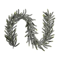 Northlight 6ft Frosted Pine Christmas Indoor Garland