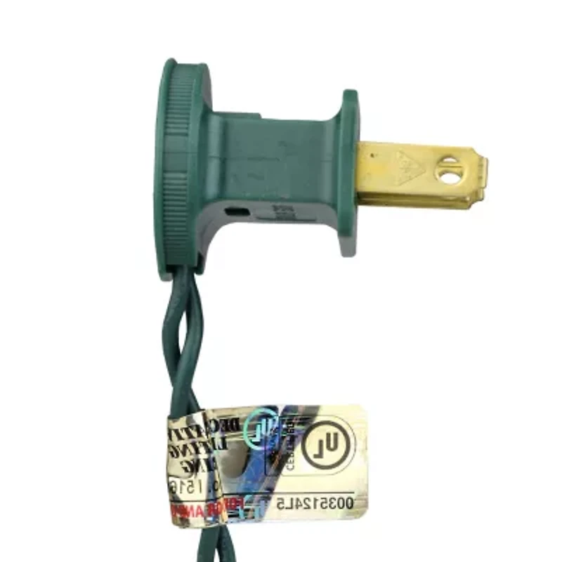 Northlight 100ct Multi-Color Led Faceted C9 66ft Green Wire String Lights