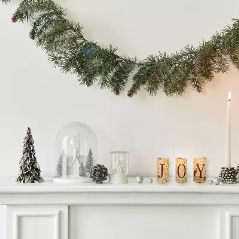 Northlight 6" Led "Joy" Flameless Candle