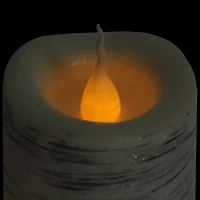 Northlight Set Of 3 B/O Joy Led Flame-Less S 6in Flameless Candle