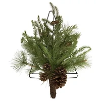 Northlight 21in Pine Tree With Pinecones Christmas Window Decor