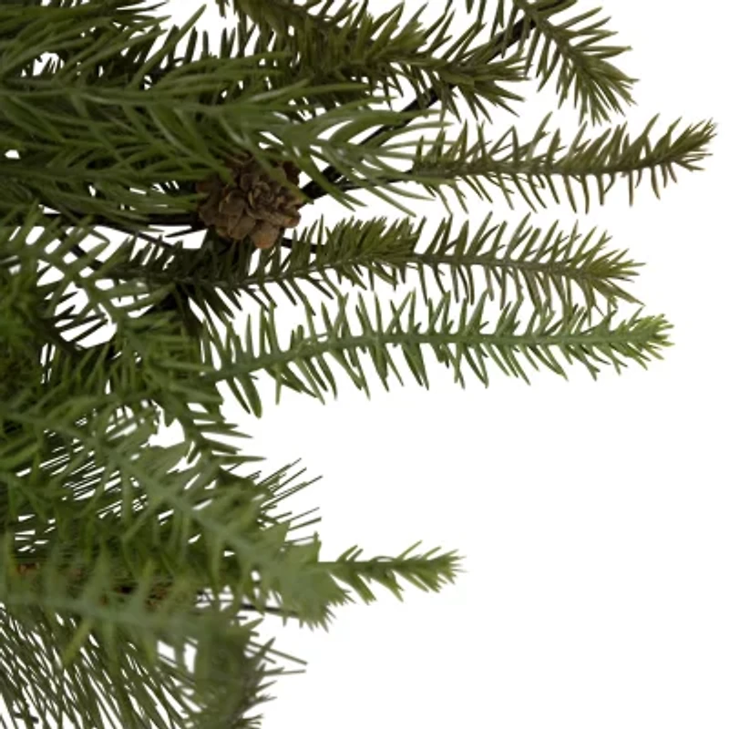 Northlight 21in Pine Tree With Pinecones Christmas Window Decor