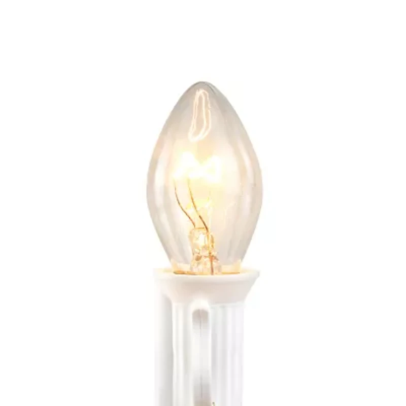 Northlight 25 Count Clear C7 24ft White Wire String Lights