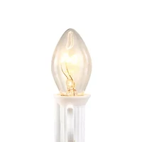 Northlight 25 Count Clear C7 24ft White Wire String Lights