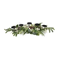 Northlight Berries And Eucalyptus Artificial - 42in Candle Holder