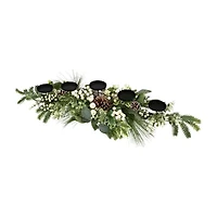 Northlight Berries And Eucalyptus Artificial - 42in Candle Holder