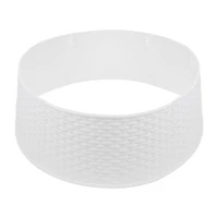 Northlight 25.5in White Rattan Pattern Large Christmas Tree Collar
