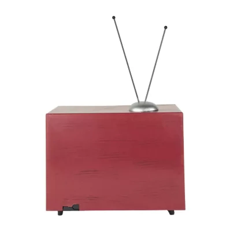 Northlight Led Lighted Animated And Musical Tv Scene Display - 9.25in Plays Music Christmas Tabletop Decor