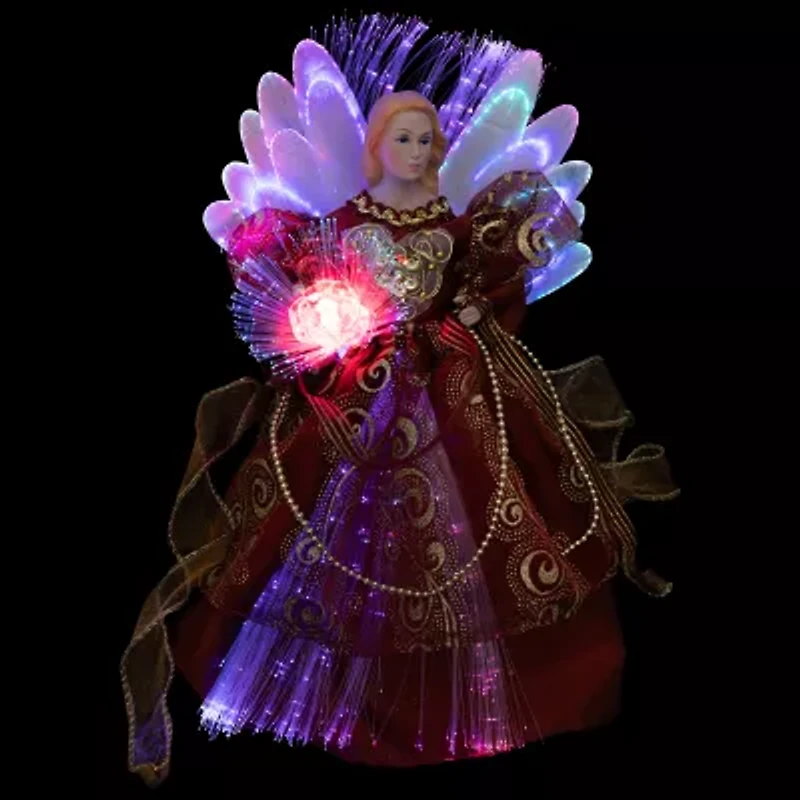 Northlight Lighted Fiber Optic Angel - 12in