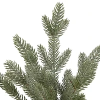 Northlight Mini Frosted In Nutcracker Pot - 14.75in - Unlit 1 Foot Christmas Tree