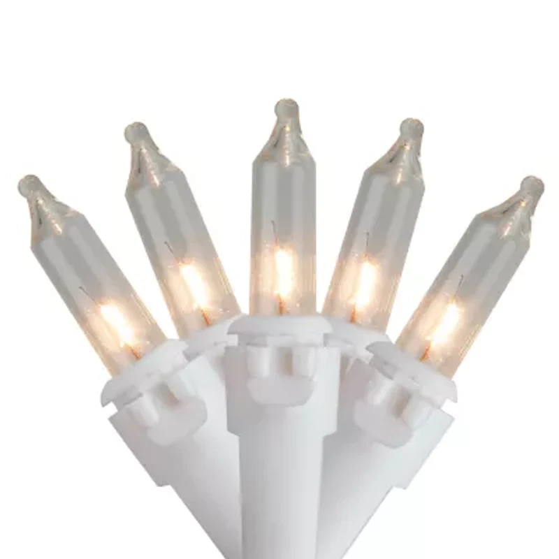 Northlight 300-Count Clear Mini 61ft White Wire String Lights