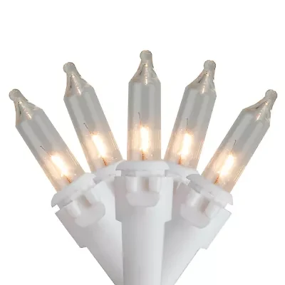 Northlight 300-Count Clear Mini 61ft White Wire String Lights