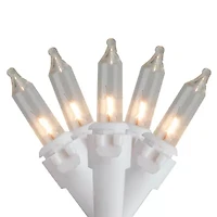 Northlight 300-Count Clear Mini 61ft White Wire String Lights