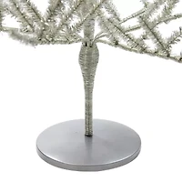 Northlight 3ft Full Champagne Tinsel Artificial Twig - Unlit 3 Foot Christmas Tree