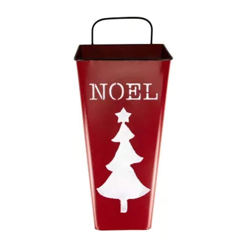 Northlight Set Of 2 Red Noel And Green Joy Container S 19.75in Wall Art Set